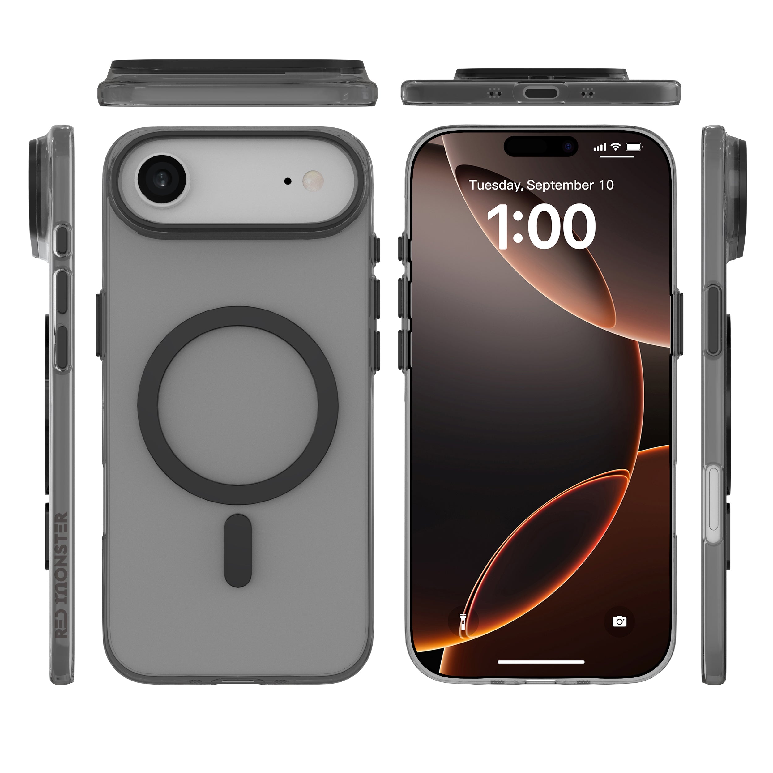 Redmonster iPhone 17 Air 6.6 (2025) Gassan M Slim Black