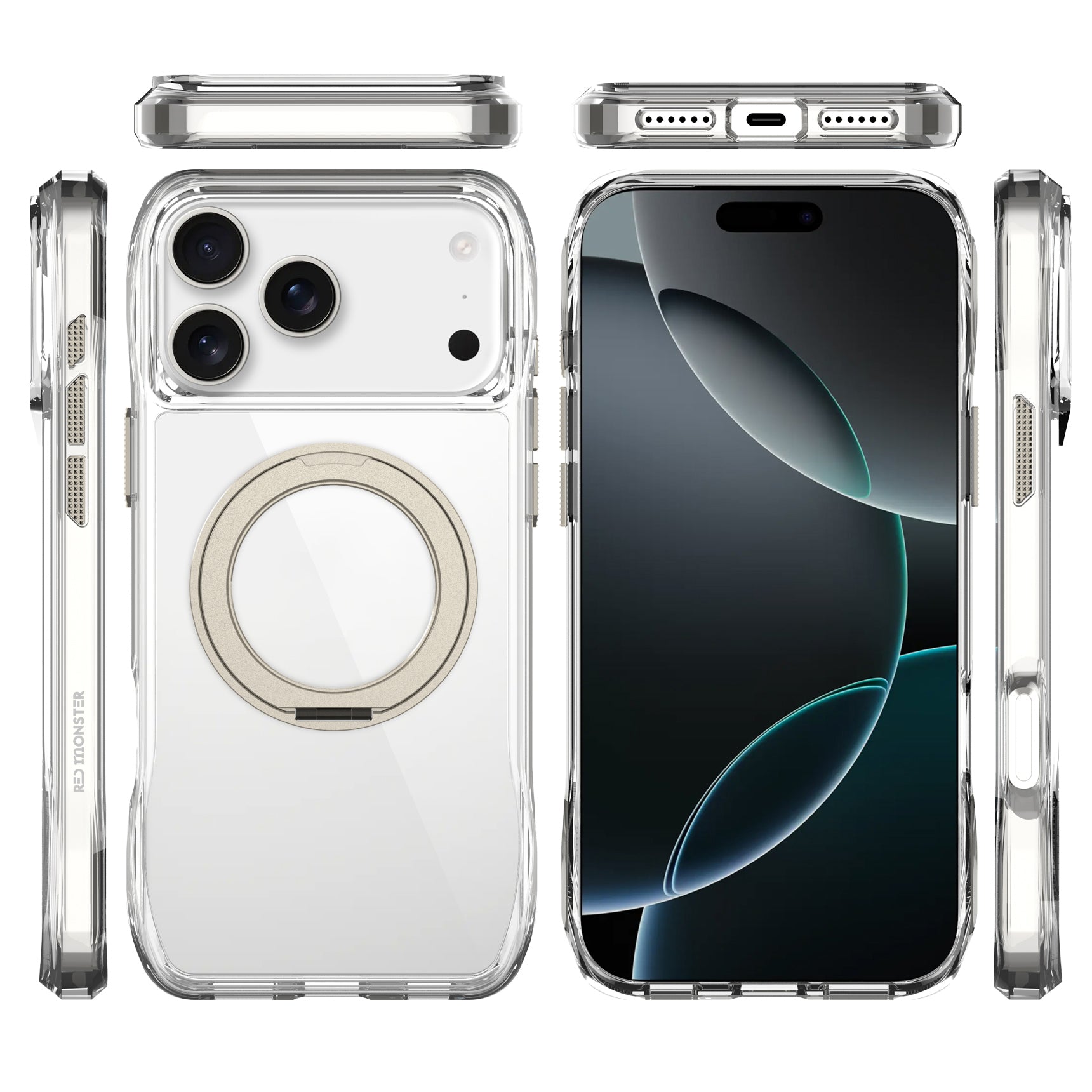 Redmonster iPhone 17 Pro 6.3 (2025) Hachi M 360 Titanium