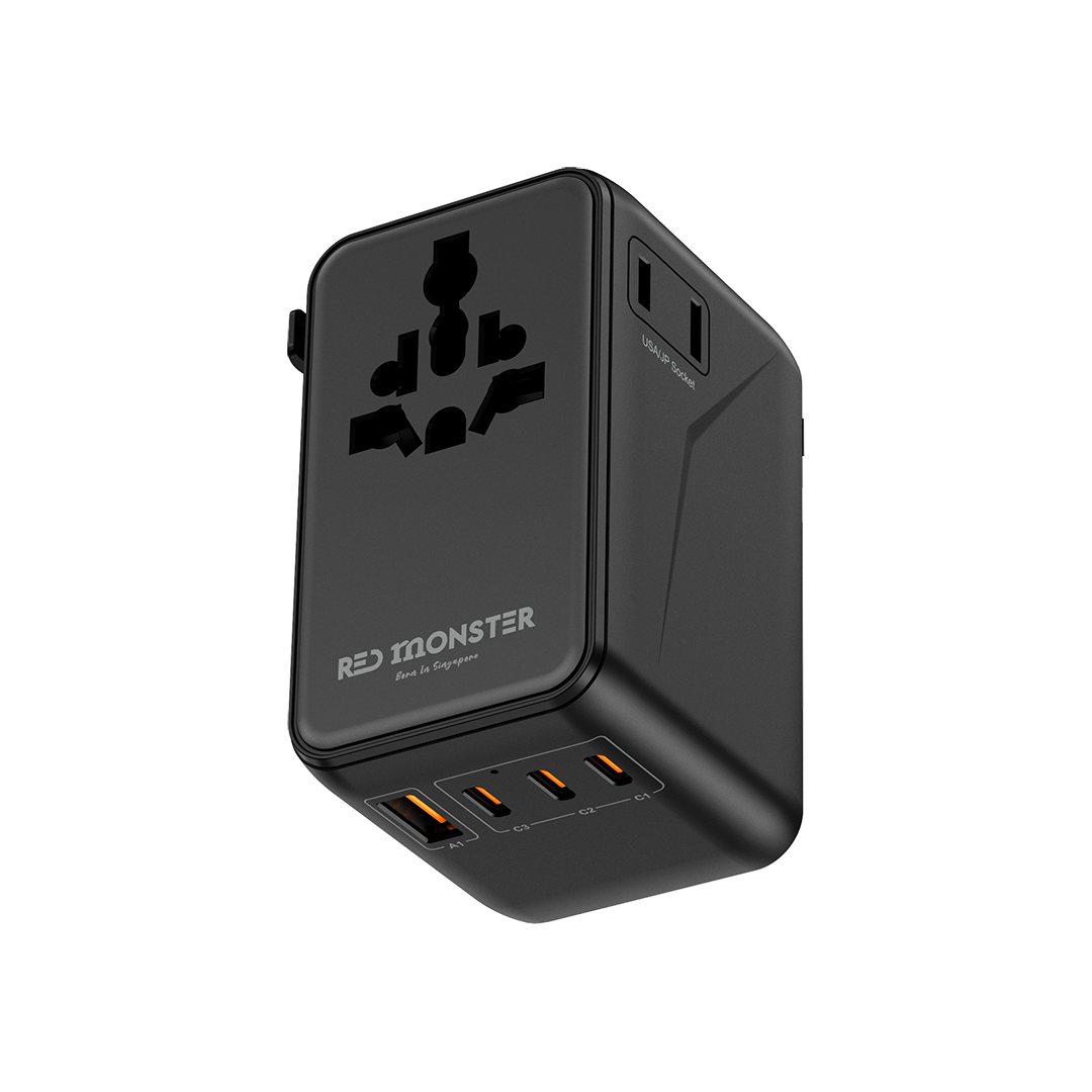 RedMonster World Plug GaN 170 PD170W Travel Adapter