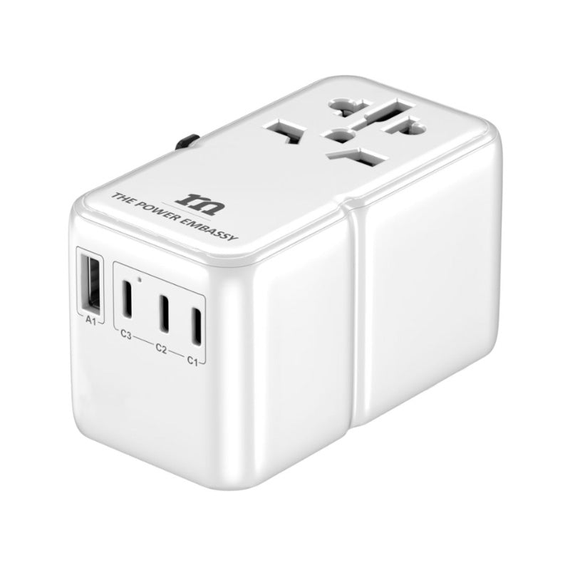 Redmonster World Plug Premium PD140W Universal Travel Adapter (White)