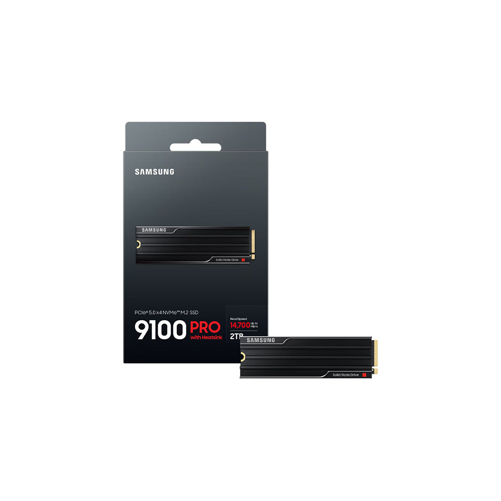 Samsung 9100 Pro with Heatsink 2TB PCIe 5.0 NVMe M.2 SSD