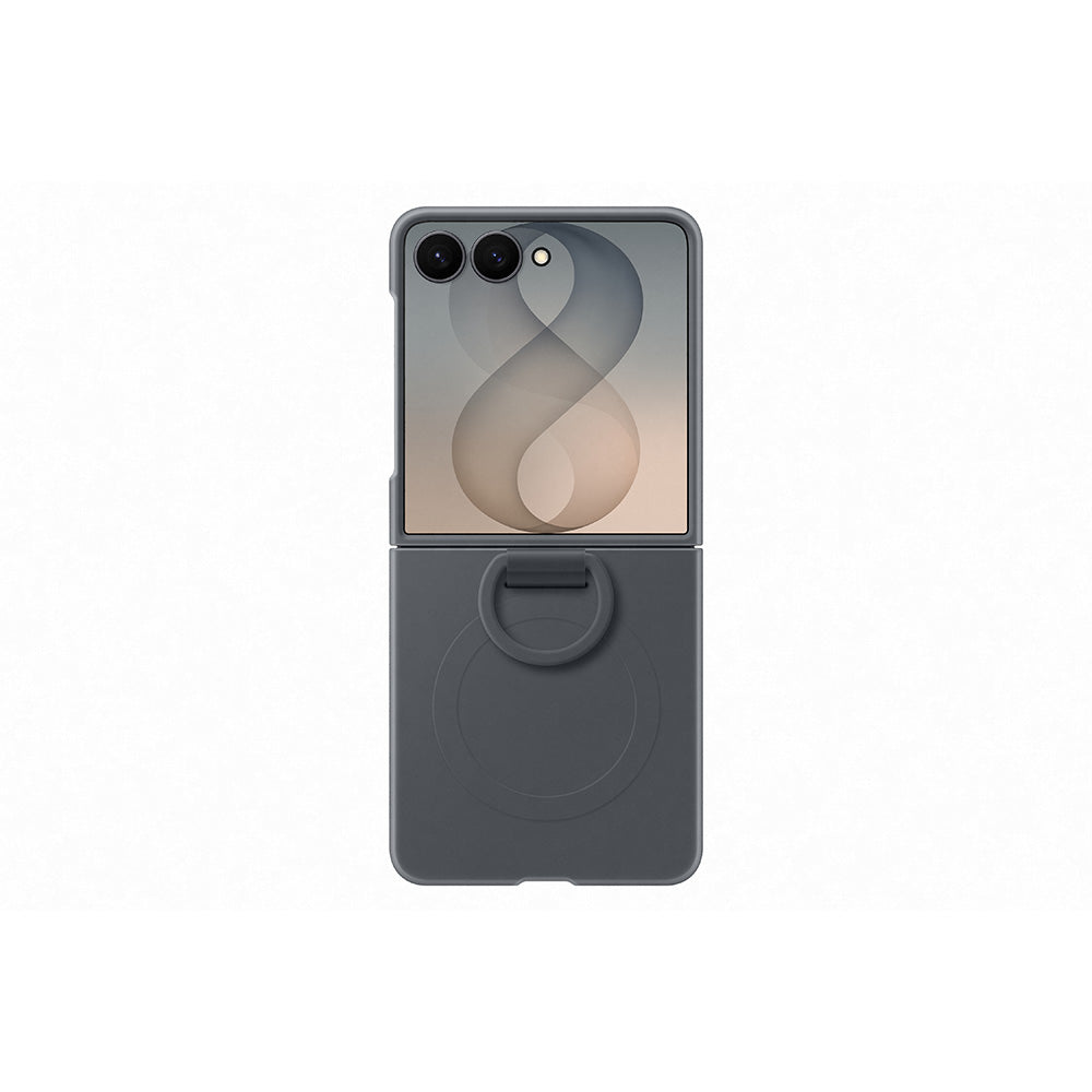Samsung EF-EF776CBEGWW Galaxy Z Flip8 Silicone Ring Magnet Case - Graphite