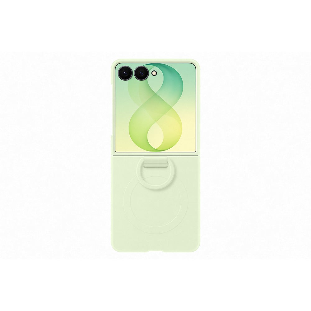 Samsung EF-EF776CGEGWW Galaxy Z Flip8 Silicone Ring Magnet Case - Mint