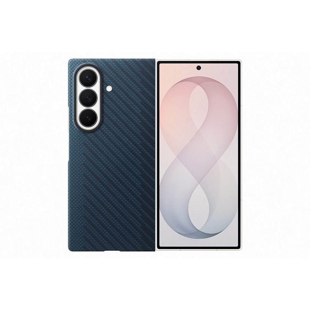 Samsung EF-KF976SNEGWW Galaxy Z Fold8 Ultra Carbon Magnet Case - Blue