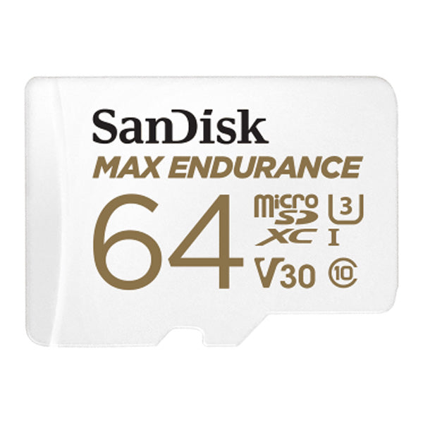 SanDisk MAX ENDURANCE microSDXC 64GB V30 U3 C10 100MB/s [SDSQQVR-064G-GN6IA]