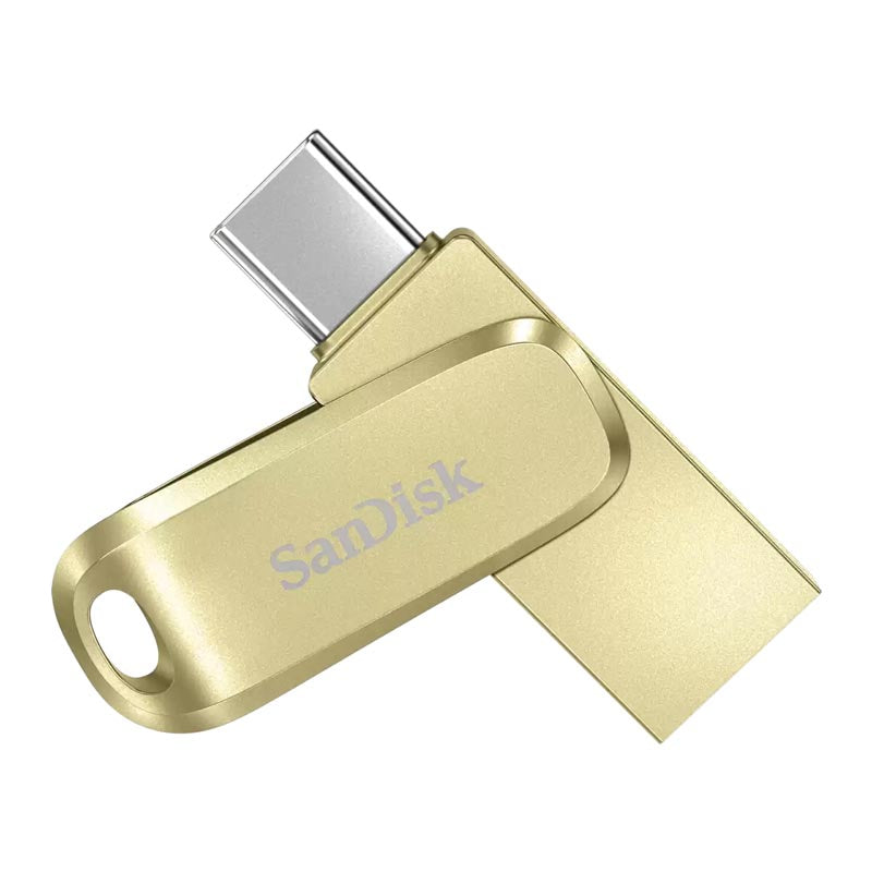 SanDisk Ultra Dual Drive Luxe 128GB USB-C Champagne Gold