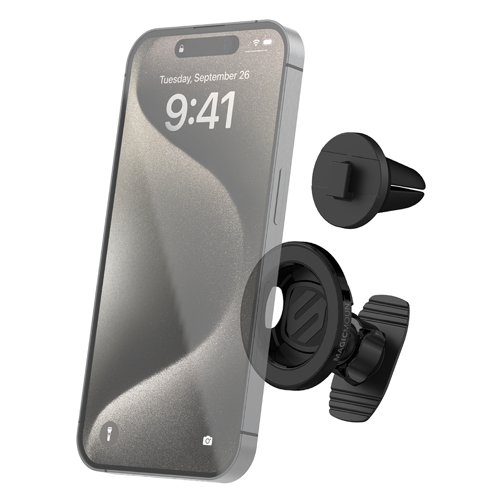 Scosche SMS2DV-SP MagicMount MS Dash/Vent MagSafe Magnetic Phone Mount - Black