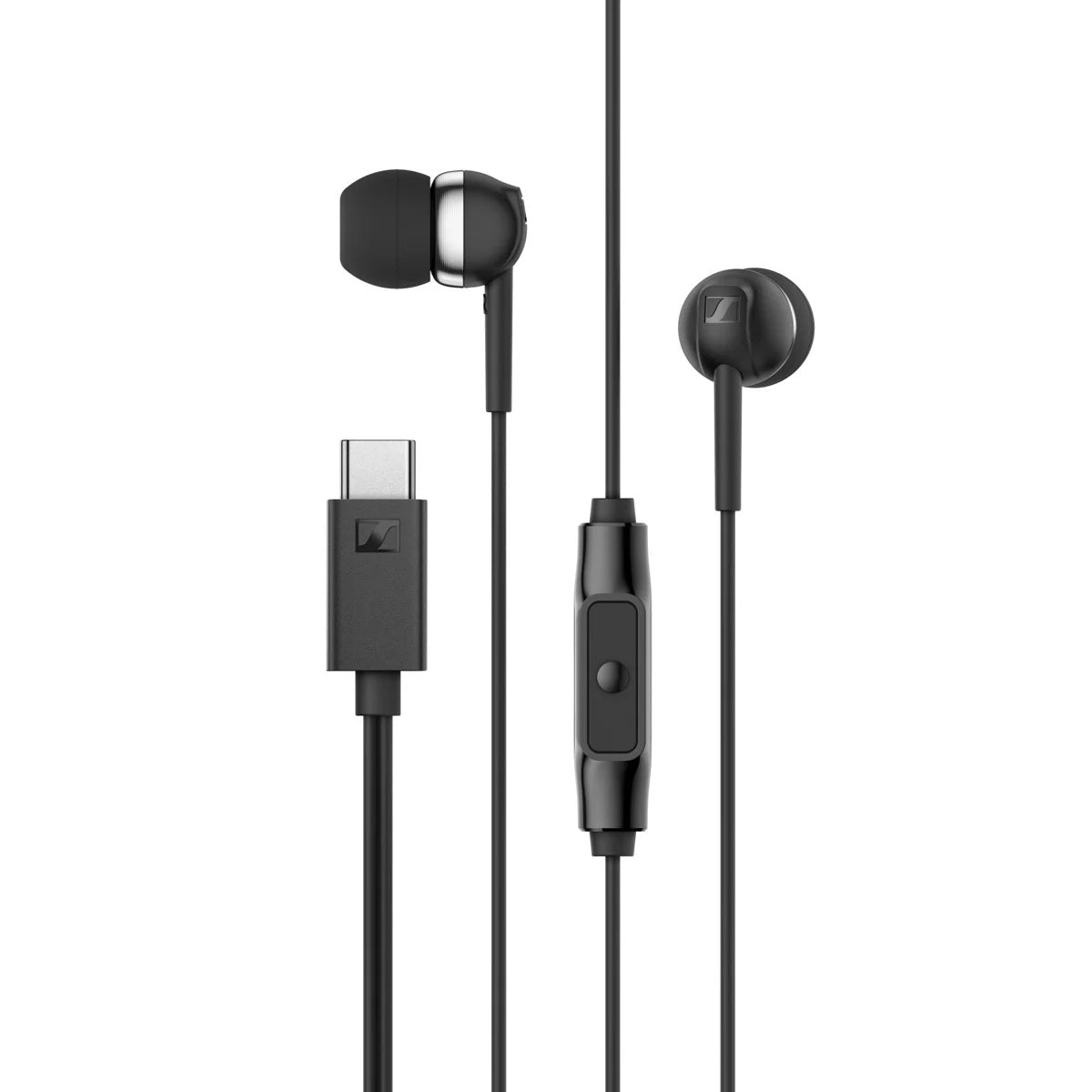 Sennheiser CX 80U UBS-C Earphones + Mic Black