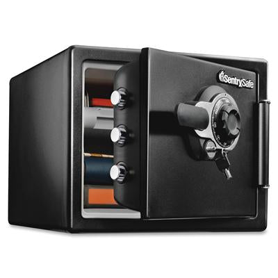 SentrySafe SFW082DTB Fire & Water Resistant Combination Safe