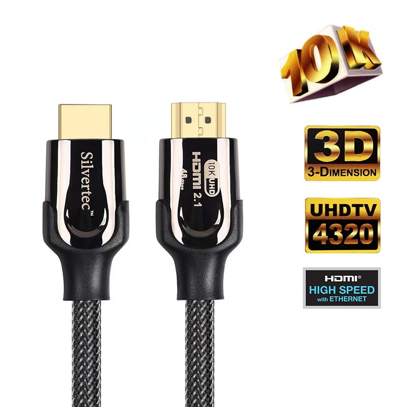 Silvertec 10K2M Zinc Aloy HDMI 2.1 Ultra HD 10K 2M