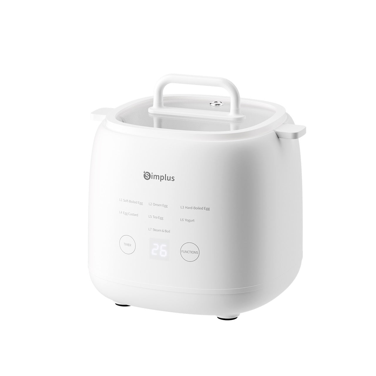 Simplus DZEG006WH01-S White 700ml Egg Cooker