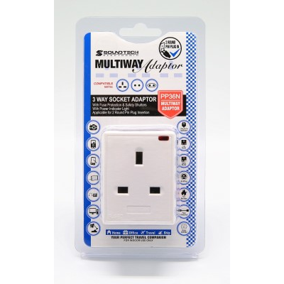 Sound Tech PP-36N 3-Way Adaptor Plug