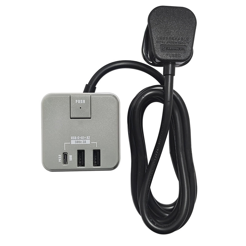 SoundTeoh CES-889 (DG) Power Cube (Dark Grey)