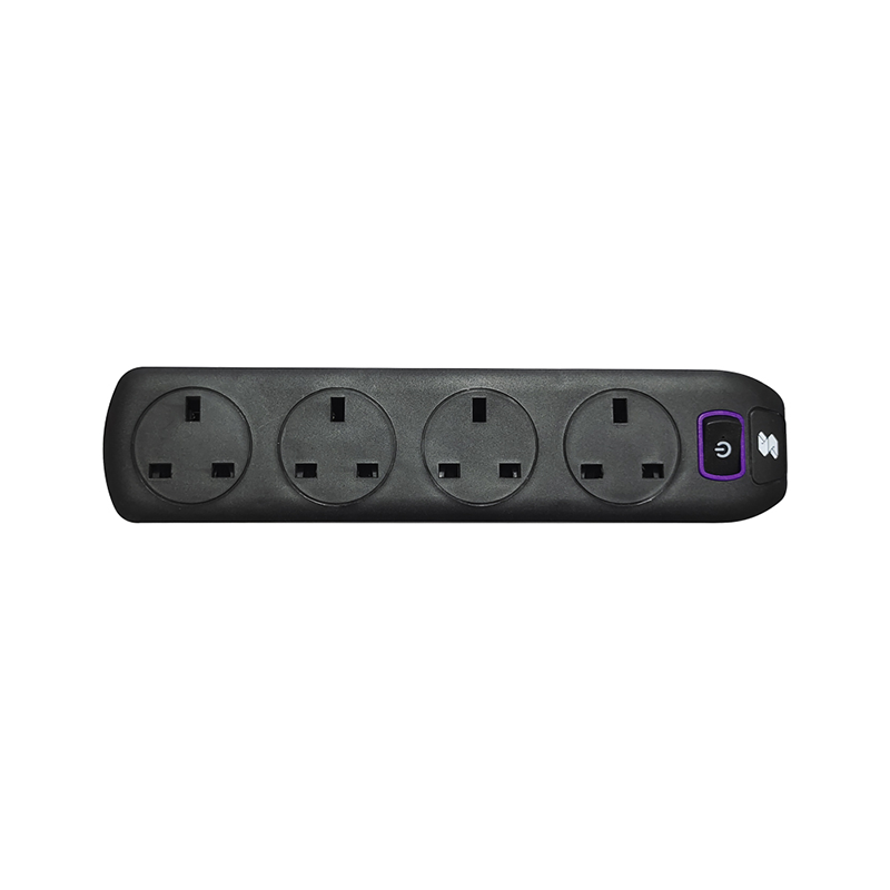 SoundTeoh MS-411 4Way 0.8M Extension (Black)