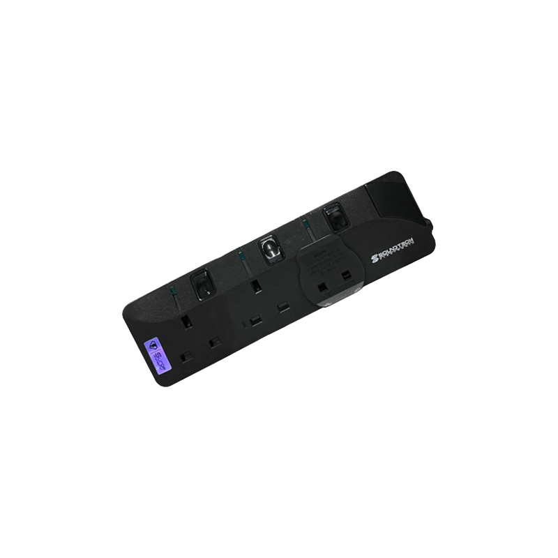 Soundteoh PS-003A 3Way 2M Extension Socket (Black)