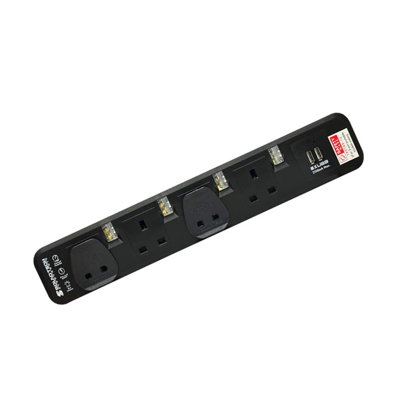 SoundTeoh PS-142U 4Way 2M Extension with USB