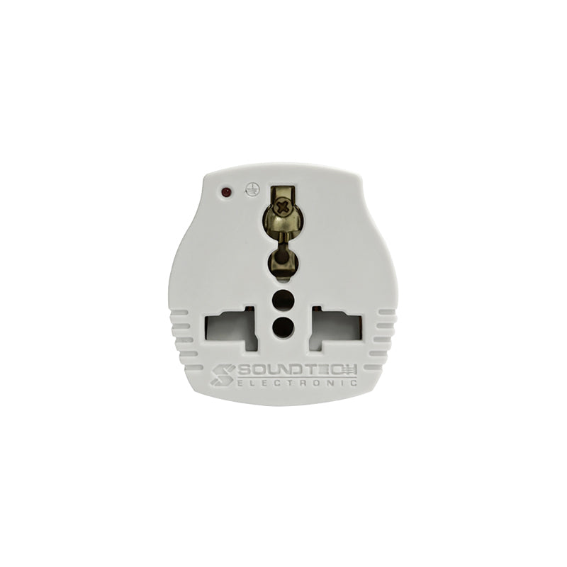 SoundTeoh TA-13 13A Travel Adaptor with Safety Shutter