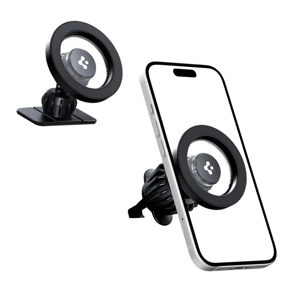 Spigen MagSafe Car Mount Charger (Dashboard / AirVent Hook) - Black