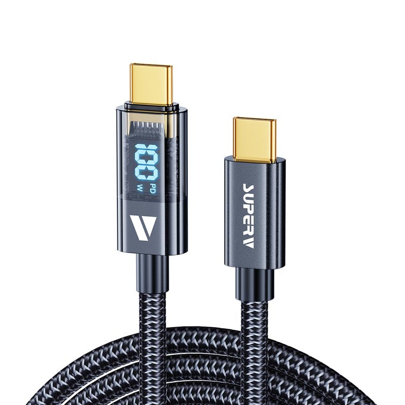 SuperV RT4-200-BK C to C Digital Display Cable 2M (Black)