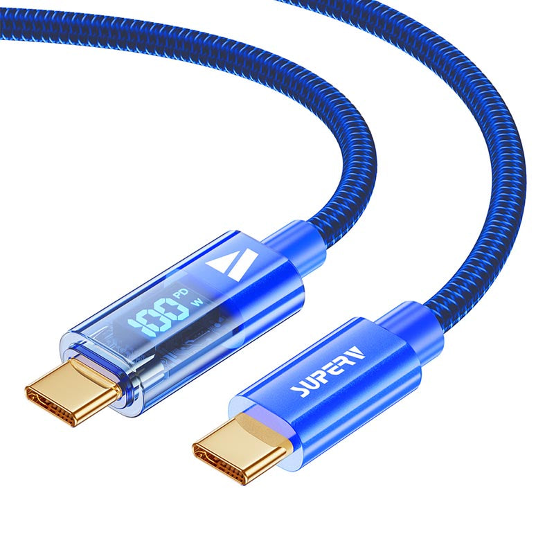 SuperV RT4-200-BL C to C Digital Display Cable 2M (Blue)