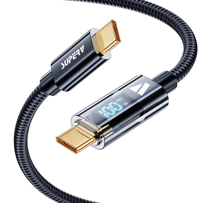 SuperV RT4-30 -BK C to C Digital Display Cable 30cm (Black)
