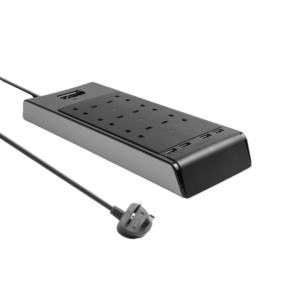 Targus APS1101AP-50 UK Smart Surge 6 with 4 USB Ports