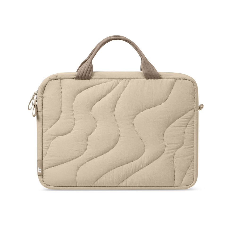 tomtoc Terra-A28 Puffy Laptop Handbag 16" - Natural Sand