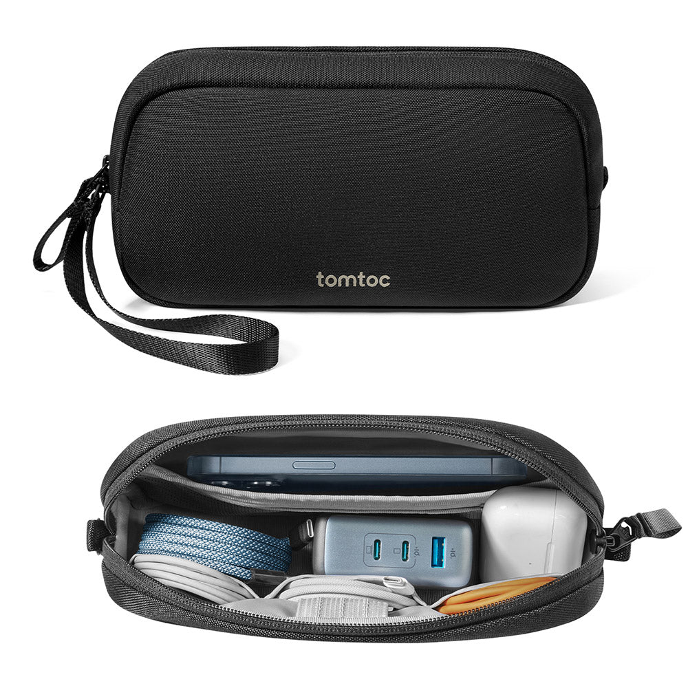 tomtoc Light-T12 Electronic Accessory Pouch 1L - Black