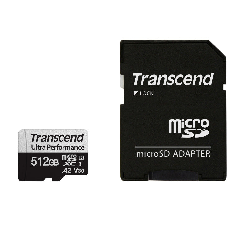 Transcend 340S microSD A2 with Adapter - 512GB