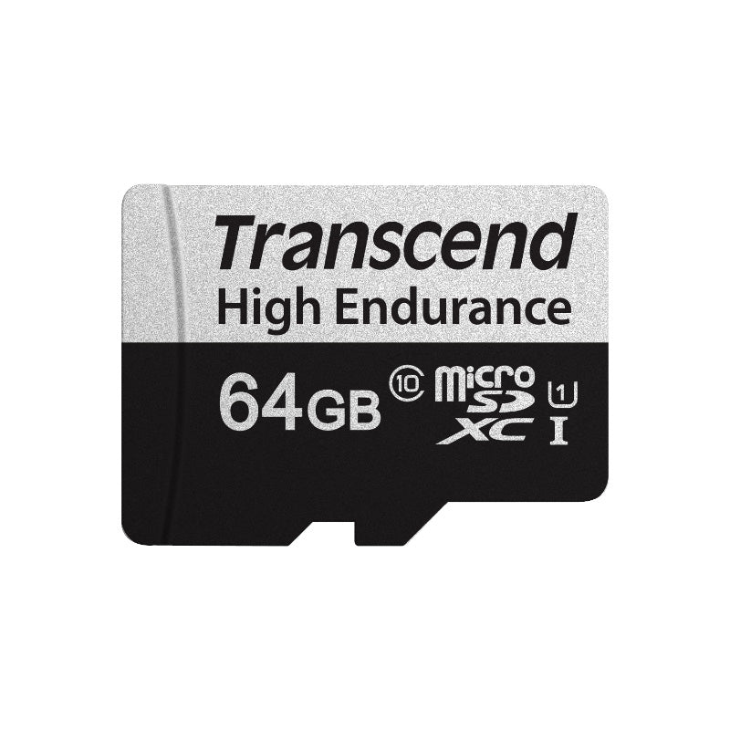 Transcend 350V High Endurance microSD with Adapter - 64GB