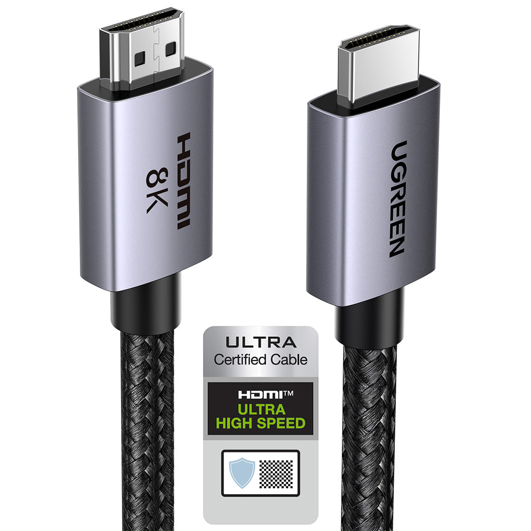 Ugreen HD171-25910 8K@60Hz HDMI2.1 Cable (48Gbps) - 2M