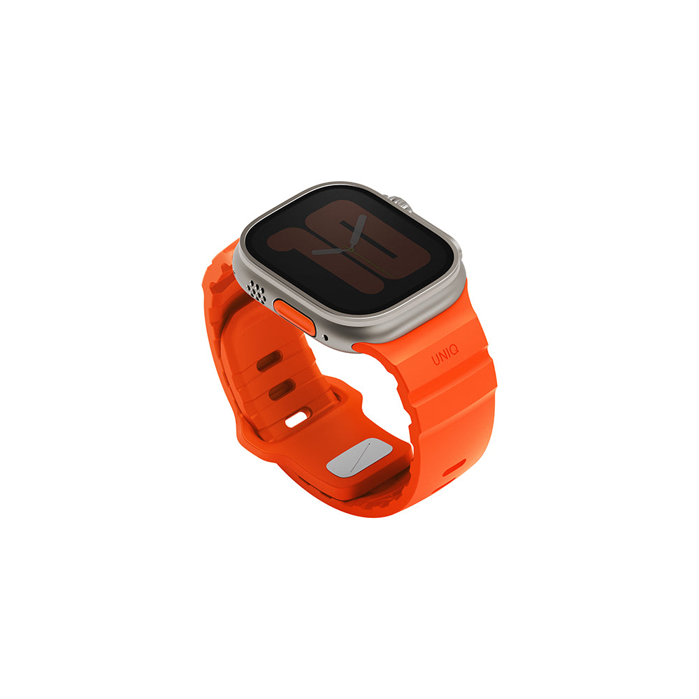 Uniq Alton Silicon Apple Watch Strap 49/46/45/44MM - Flame Orange