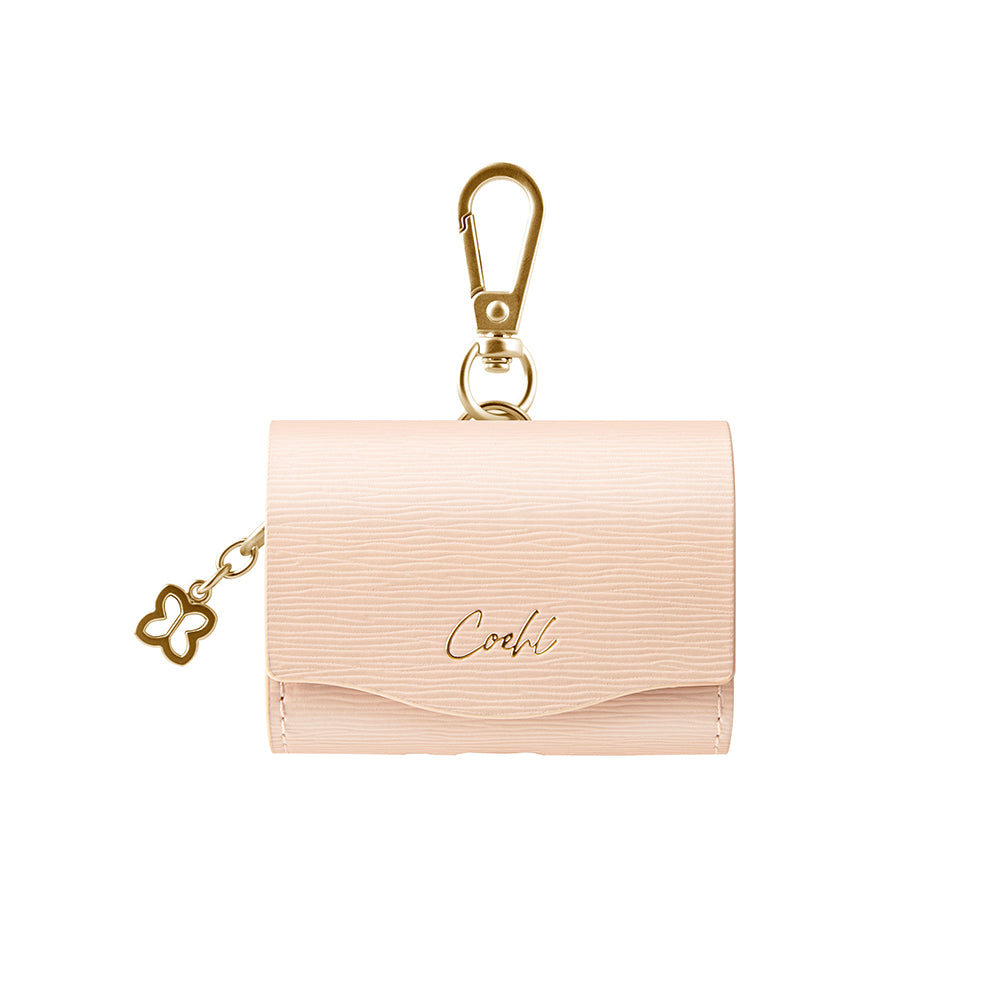Uniq Coehl Mirelle Wallet Case For Airpods Pro - Shell Pink