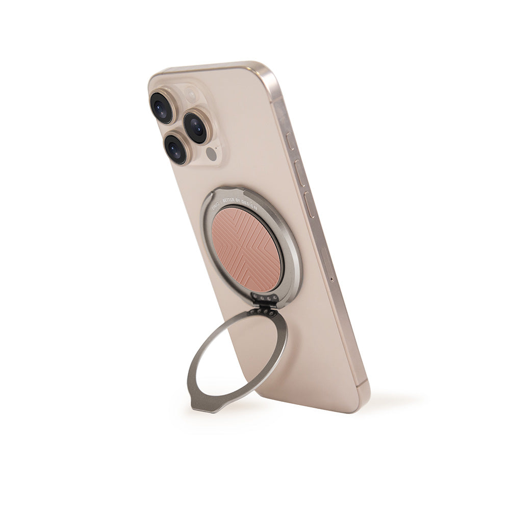 Uniq Gripfit Classic 360 Magnetic Mount & Kickstand - Blush Pink