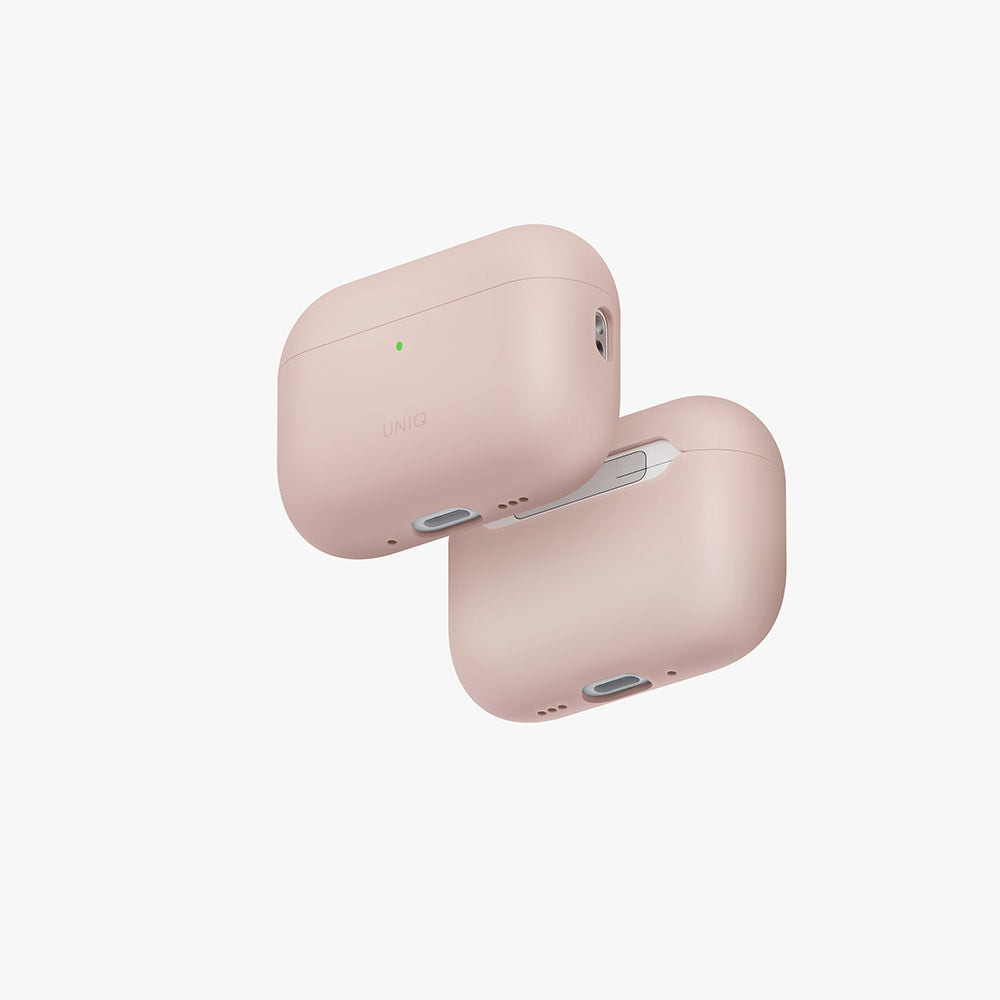 Uniq Lino Hybrid Airpods Pro 3rd Gen Liquid Silicon Case - Blush Pink