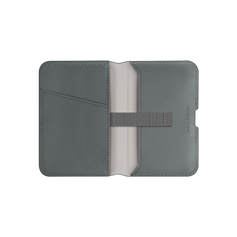 Uniq Lyden DS RFID-Blocking Magnetic Wallet - Lichen Green
