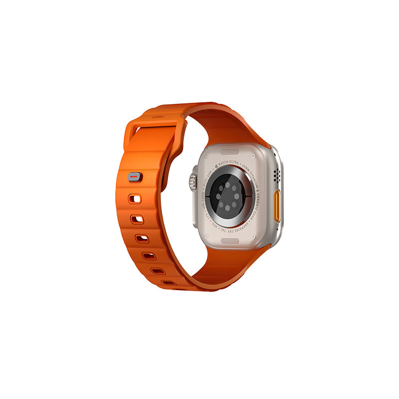 Uniq STRIDE FKM Rubber Apple Watch Strap 49/45/44/42MM (Volt Orange)