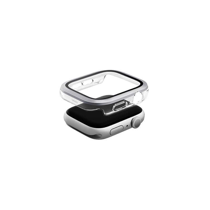 Uniq Voute Watch Case With Tempered Glass Screen 42MM - Silver