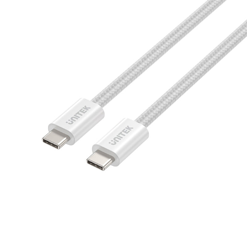 Unitek C14141AWH 100W Magnetic USB-C Cable - 1M (White)