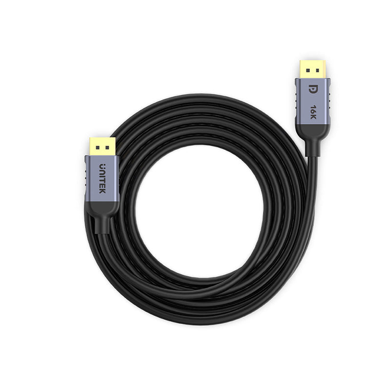 Unitek C1626GY-3M DisplayPort 2.1 16K 60Hz for Gaming Cable (3M)