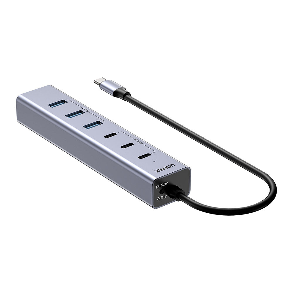 Unitek H1335AGY01-UK uHUB S7+ 7-in-1 USB-C Hub 3C4A