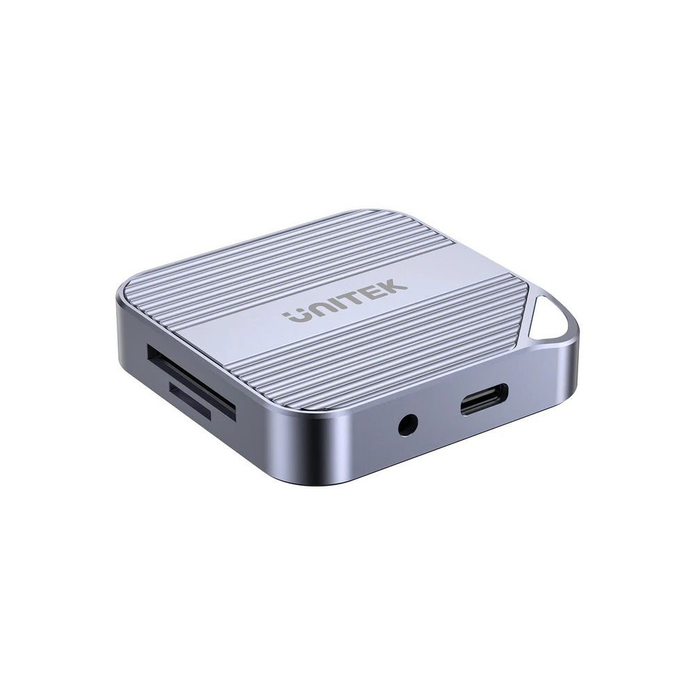 Unitek S1244CGY01 Magnetic SD/Micro SD Card Reader with PD100W