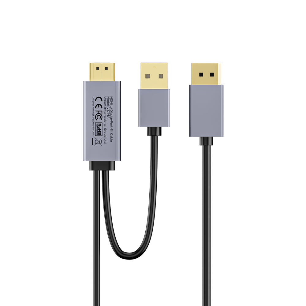 Unitek V1714AGY01 1.8M 4K 60Hz HDMI to DisplayPort Cable