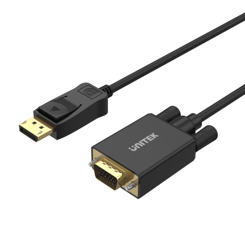 Unitek Y-5118F Display Port to VGA (M) Cable 1.8M