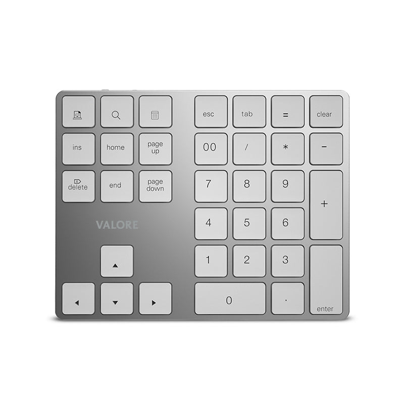 Valore 3-in-1 Wireless Numeric Keypad (AC182) - Silver