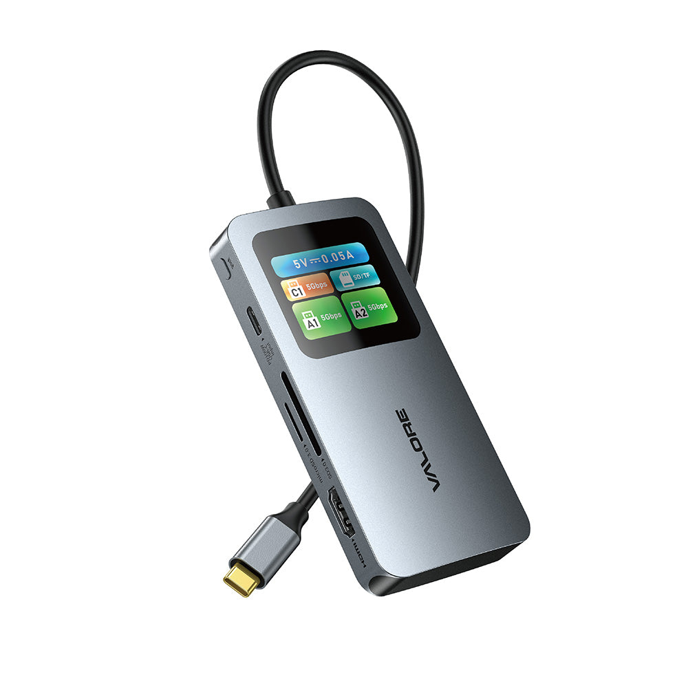 Valore 7-In-1 USB-C Hub with Smart Display (MH-026)