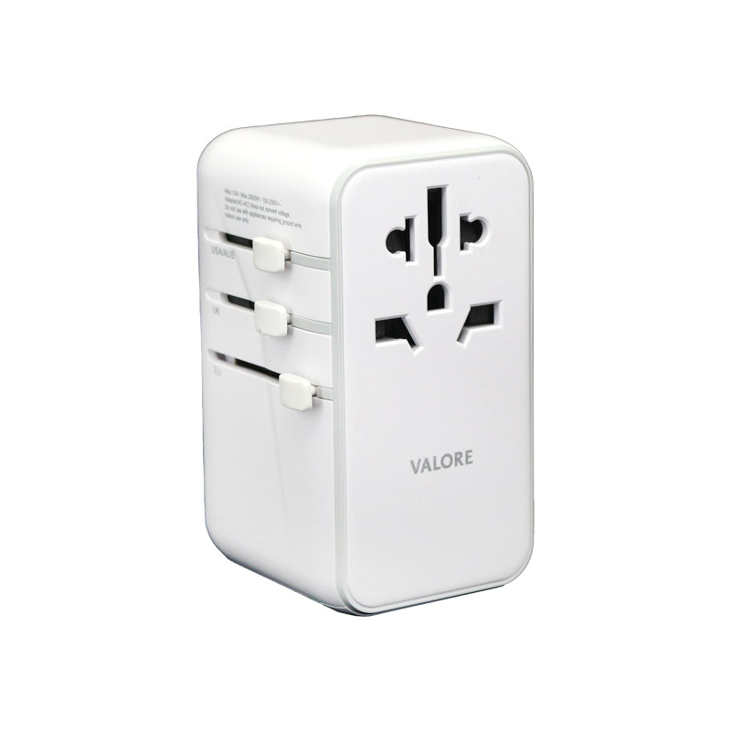 Valore PD100W Universal Travel Adaptor (AC187) - White