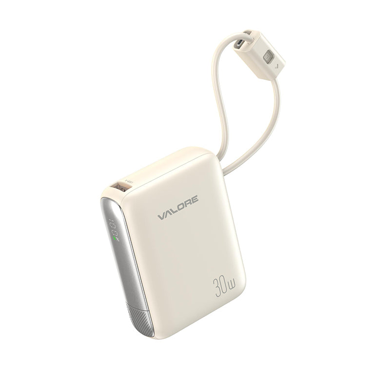 Valore PD30W 10000mAh Power Bank (PD43) - Beige