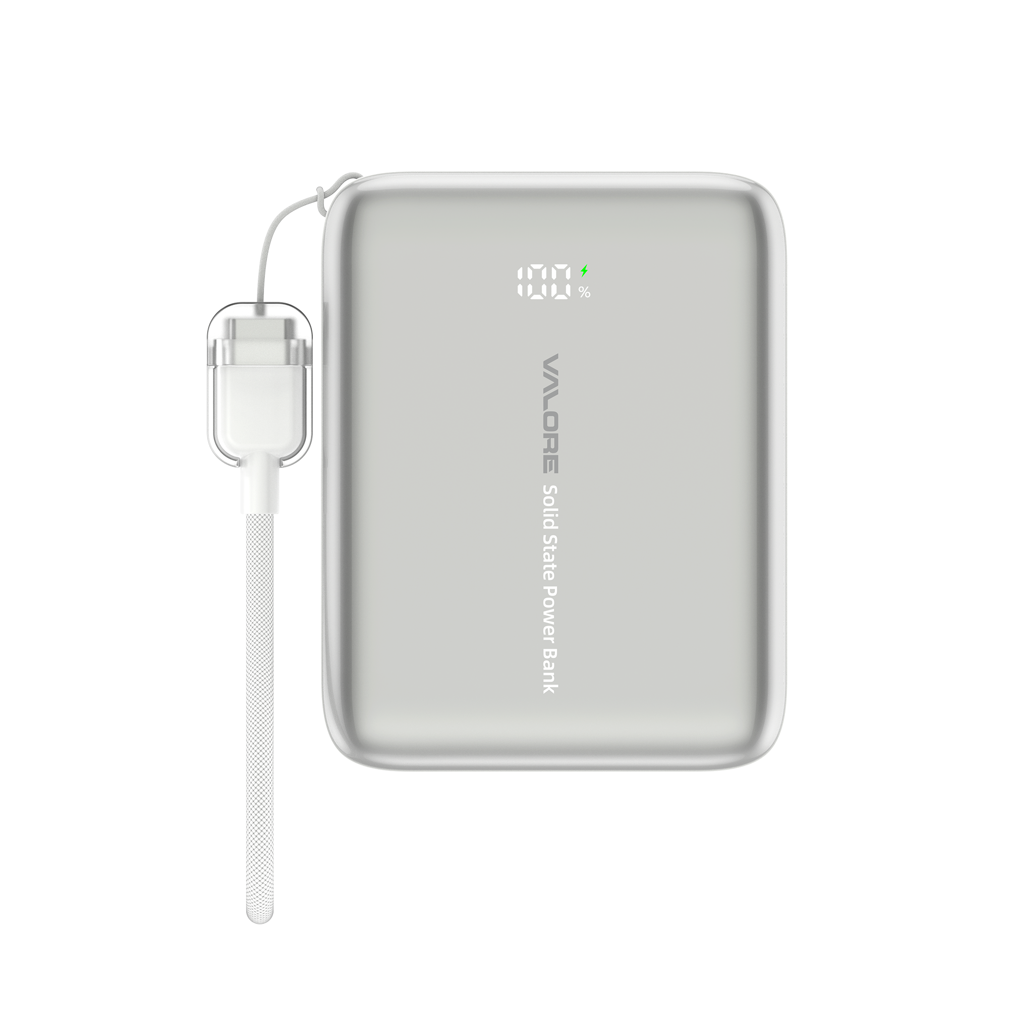 Valore PD45W 10000mAh Power Bank Silver K7-10YS1 (PS01-SL) - Silver