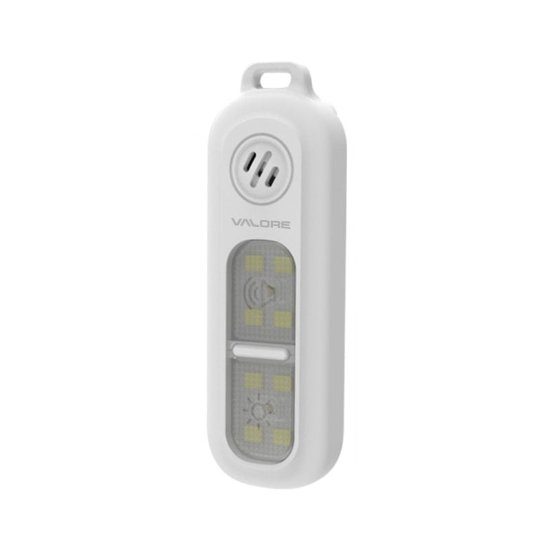 Valore Rechargeable Security Alarm with Light (LT-014) - White